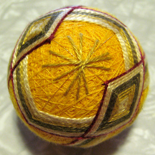 Layered Squares Temari